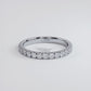 0.75ctw Petite Diamond Wedding Band Ring Anniversary Ring Platinum