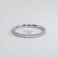 0.35ctw Petite Diamond Wedding Band Ring Anniversary Ring 14k White Gold