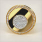 0.91 Carat F-VS Diamond Circle Cocktail Fashion Ring 14k Yellow Gold