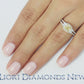 1.25 Ct. Natural Fancy Vivid Yellow Cushion Cut Diamond Engagement Ring 14k Gold