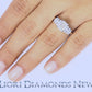 2.13 Carat F-SI2 Certified Radiant Cut Diamond Engagement Ring 14k White Gold