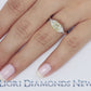 1.55 Carat Radiant Cut Fancy Yellow Three Stone Diamond Engagement Ring 14k Gold