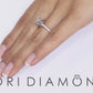 1.78 Carat H-SI1 Certified Round Diamond Engagement Ring 18k White Gold