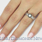2.20 Carat Certified Natural Black Diamond Engagement Ring Set in Platinum