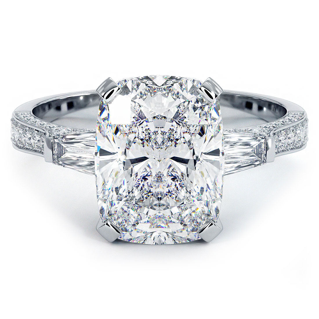 Cushion Engagement Ring Liori Diamonds TM - Main Image
