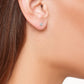 0.75ctw Round Brilliant Diamond Studs Earrings Basket Set in 14k White Gold