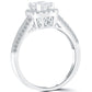 1.49 Carat E-VS2 Emerald Cut Natural Diamond Engagement Ring 18k Vintage Style