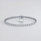 10.50ctw Round Brilliant Diamond Eternity Tennis Bracelet set in 14k White Gold