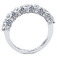 2.75 Carat Natural Diamond Wedding Band Ring Anniversary Ring 18k White Gold