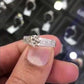 ER-0249 - 1.62 Carat G-SI1 Certified Natural Round Diamond Engagement Ring 14k White Gold
