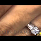 FD-531 - 3.19 Carat Round Cut Fancy Yellow Three Stone Diamond Engagement Ring 18k Gold