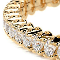 2.50ctw Round Brilliant Buttercup Diamond Eternity Tennis Bracelet set in 14k Yellow Gold