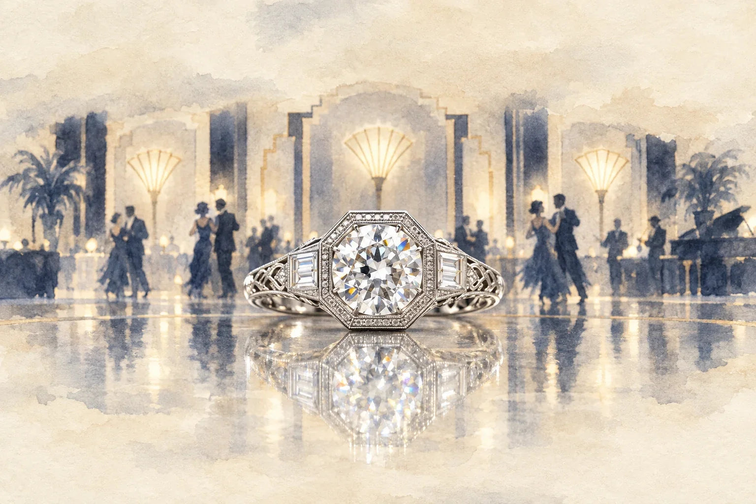 Unveiling the Glamorous World of 1920s Engagement Ring Styles: A Nostalgic Journey