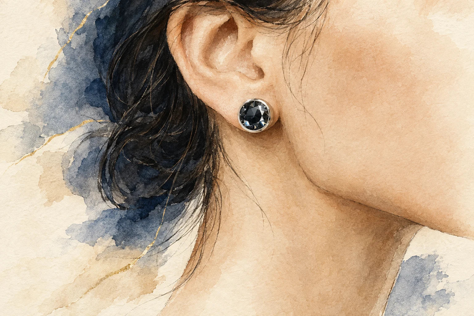 Black Diamond Earrings: How to Choose Size, Setting & Metal