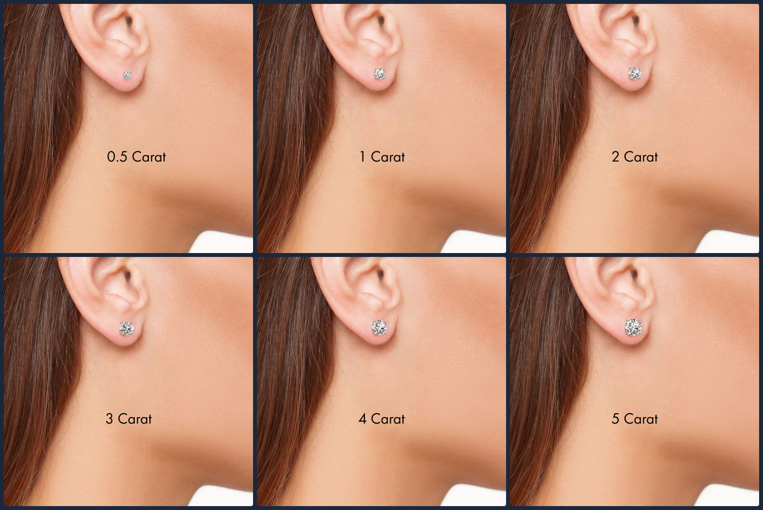 Best size diamond stud earrings for everyday | Diamond Stud Choice Made Easy