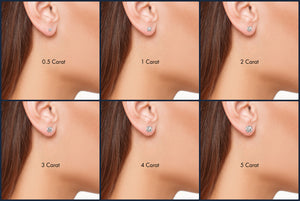 Best size diamond stud earrings for everyday | Diamond Stud Choice Made Easy