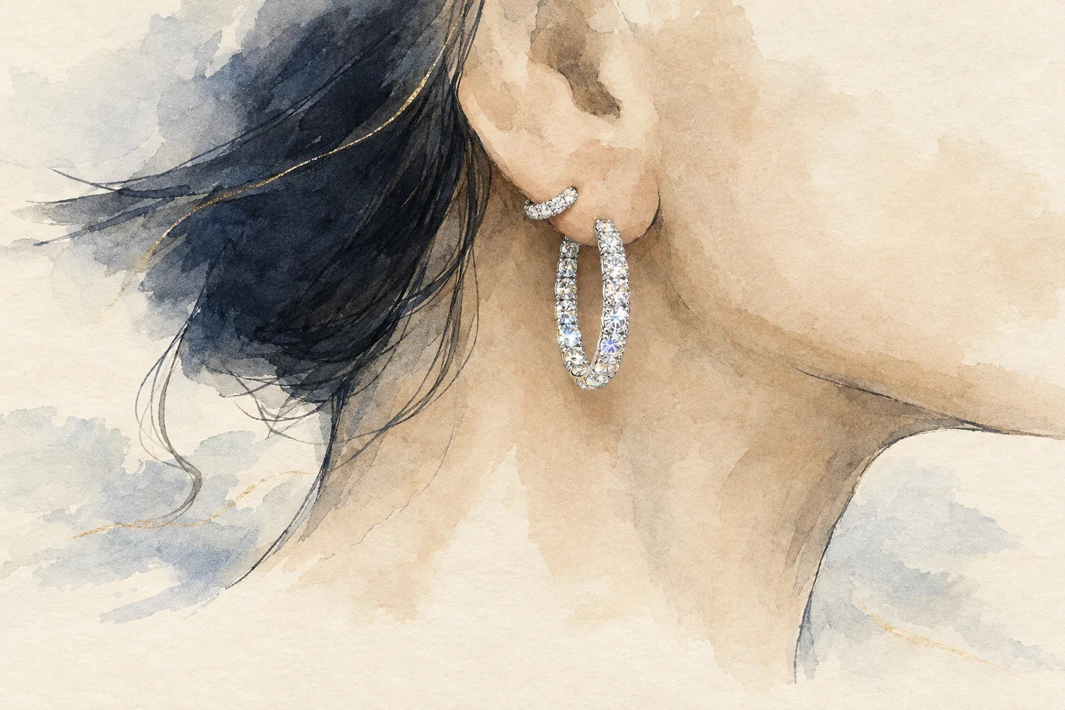 Diamond Hoop Earrings: Inside-Out vs Huggie vs Large
