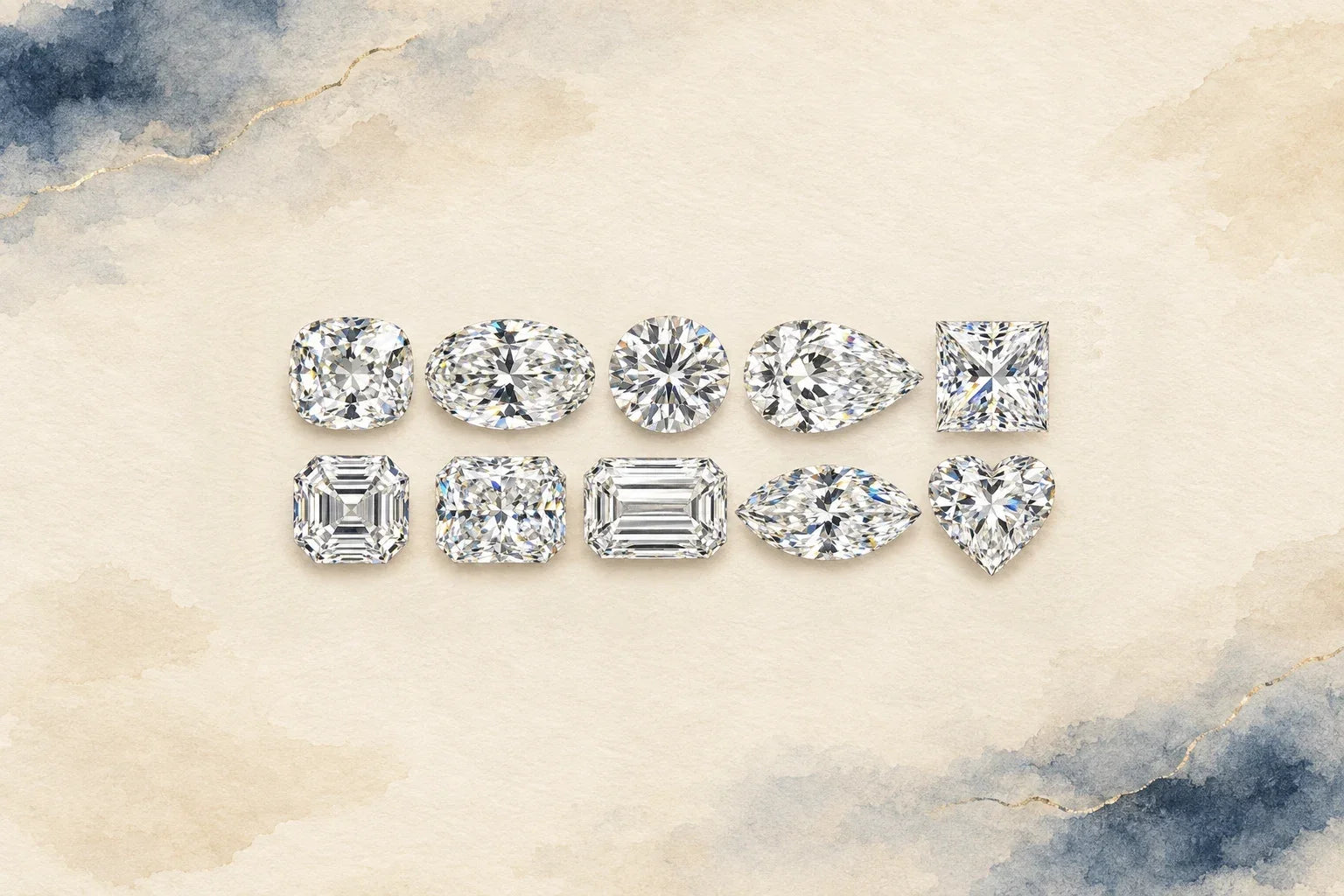 Every Diamond Shape Compared: Round, Oval, Cushion & More