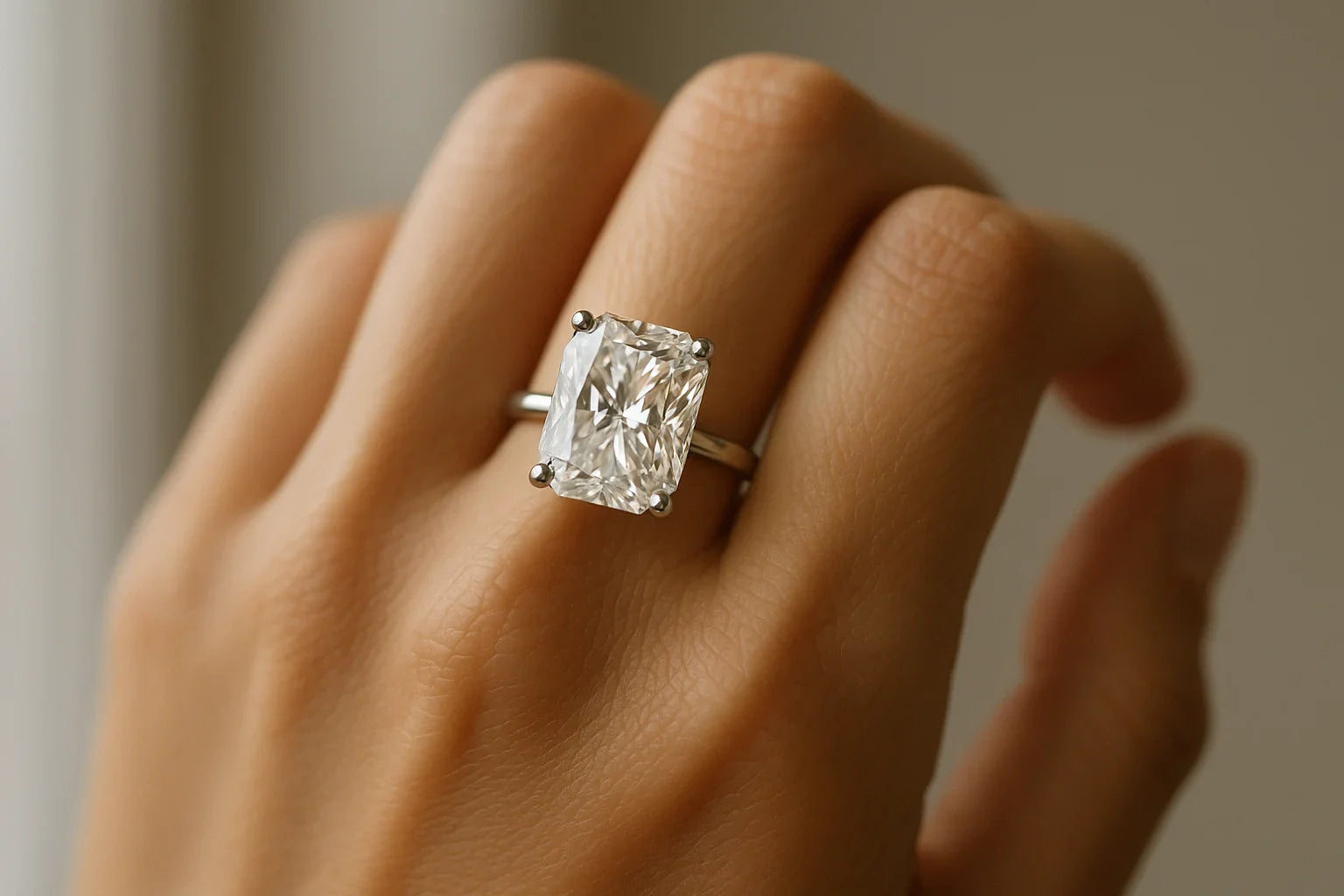 4 Carat Lab Grown Diamond Rings: Prices by Shape