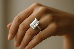5, 6 and 7 Carat Lab Grown Diamond Rings: What They Actually Cost