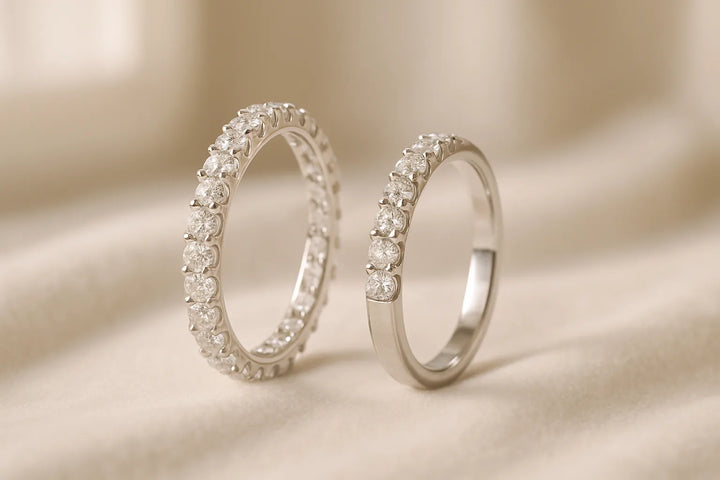 Diamond Eternity Bands Explained: Full vs Half, by Metal & Cost