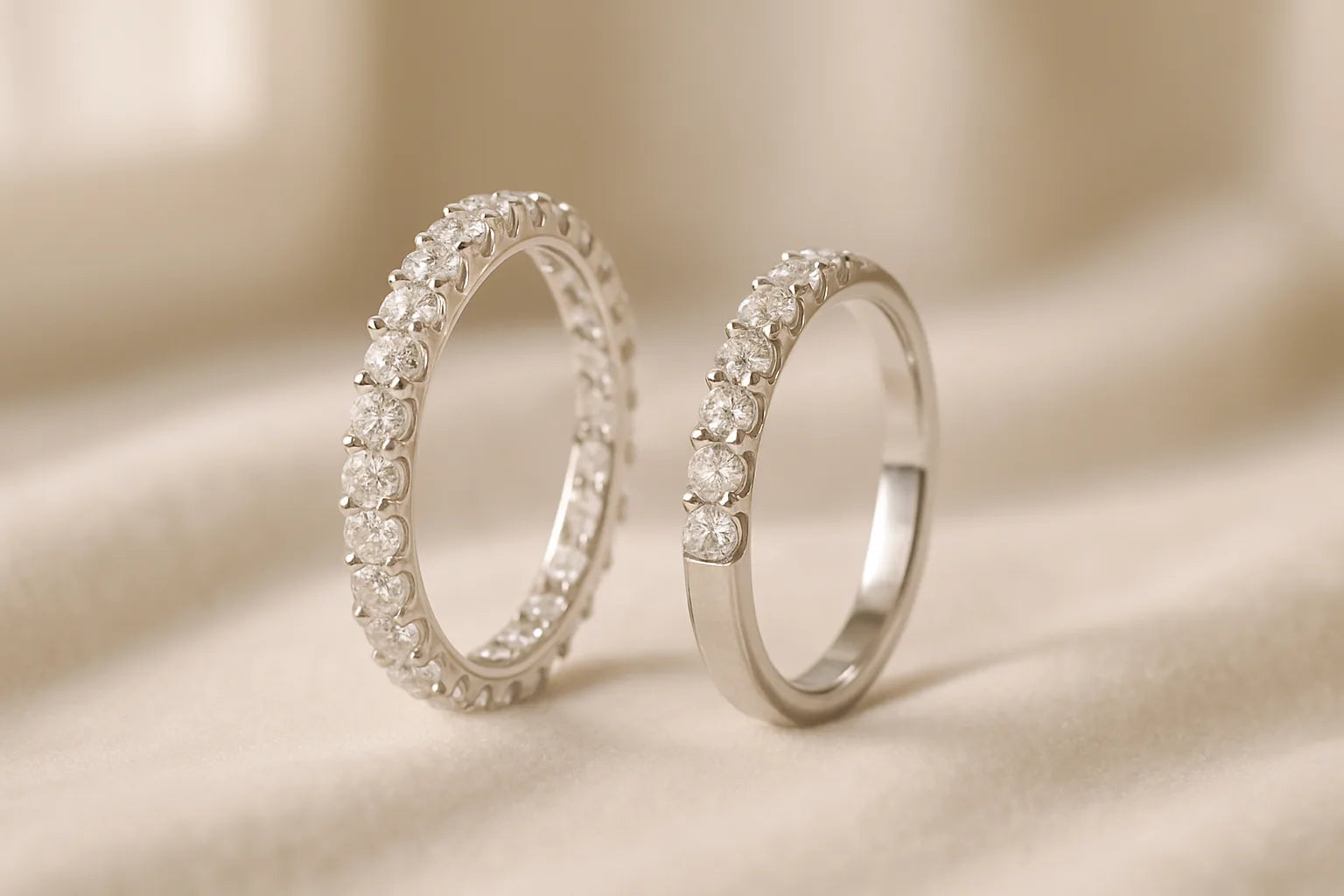 Diamond Eternity Bands Explained: Full vs Half, by Metal & Cost