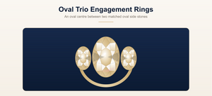 Oval Trio & Three-Stone Oval Engagement Rings