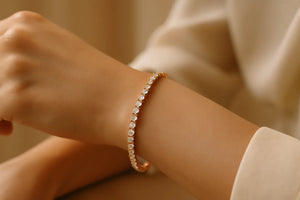 Rose Gold Diamond Tennis Bracelets: The Carat Ladder