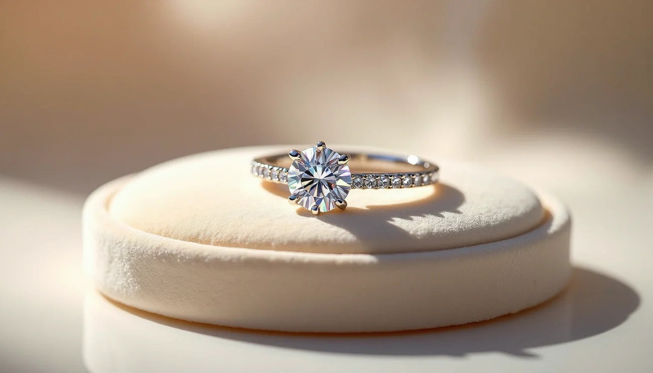 Lab Grown Diamond Bridal Sets: Engagement Ring + Band Matched