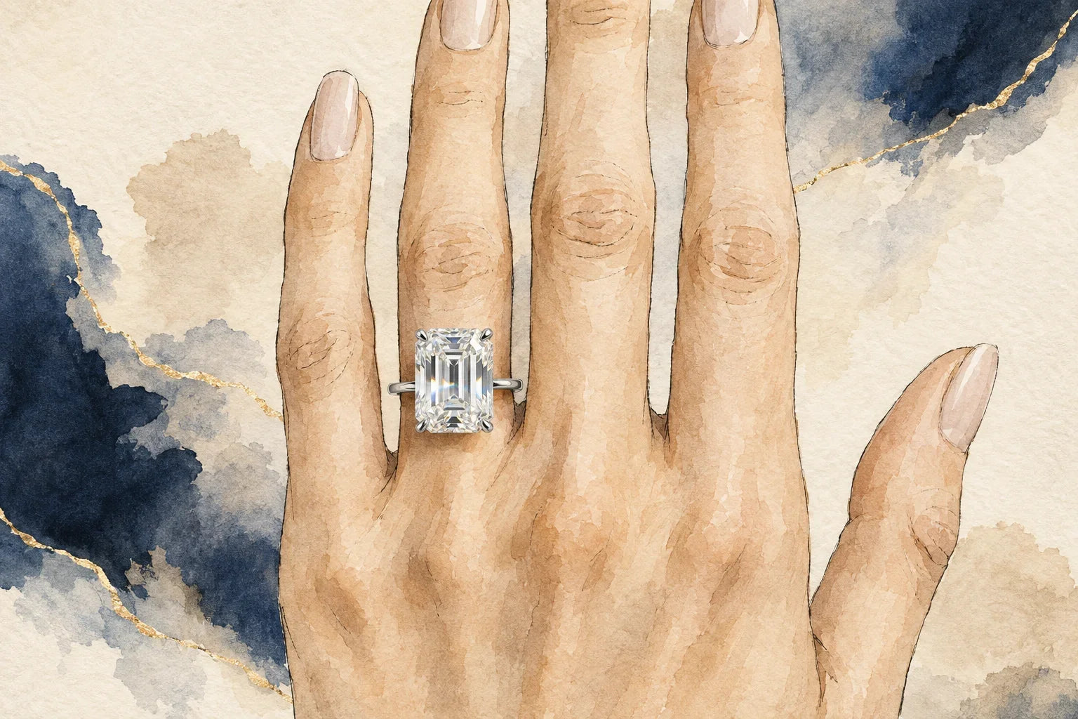 5, 6 and 7 Carat Lab Grown Diamond Rings: What They Actually Cost