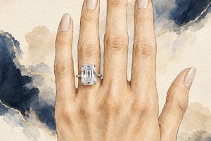 5, 6 and 7 Carat Lab Grown Diamond Rings: What They Actually Cost
