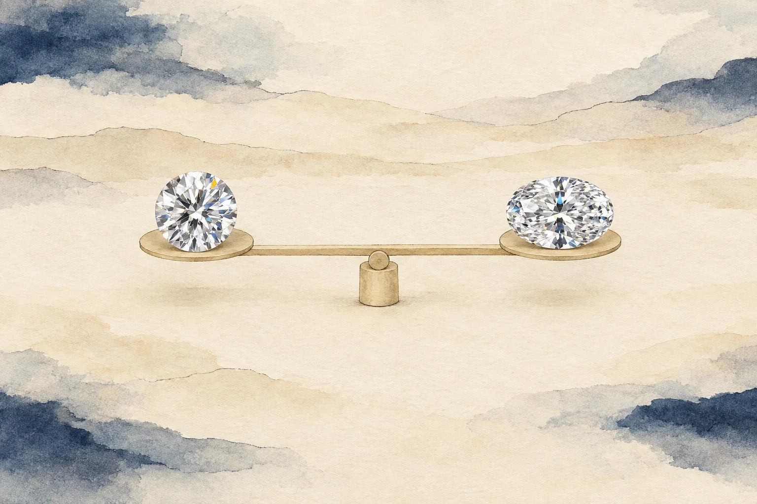 Oval or Round Diamonds? Let's settle the debate