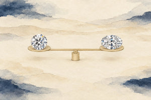 Oval or Round Diamonds? Let's settle the debate
