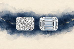 Radiant Cut vs Emerald Cut: Hybrid Brilliance, and When Each Wins