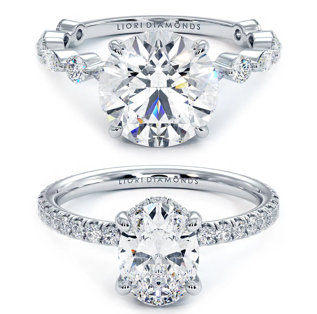 Oval or Round Diamonds? Let's settle the debate