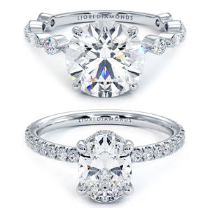 Oval or Round Diamonds? Let's settle the debate
