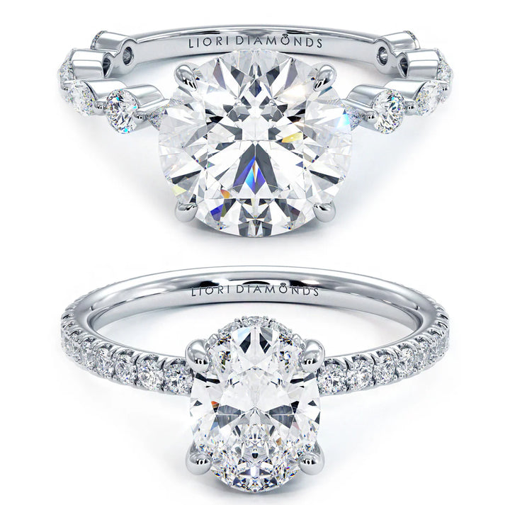 Oval or Round Diamonds? Let's settle the debate
