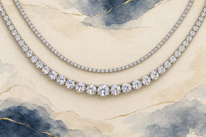 How Many Carats Should a Tennis Necklace Be? Size and Layering Guide