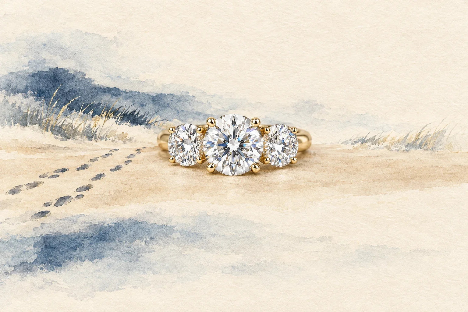 Three Stone Engagement Ring Meaning: Symbolism Behind Past, Present & Future