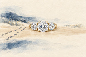 Three Stone Engagement Ring Meaning: Symbolism Behind Past, Present & Future