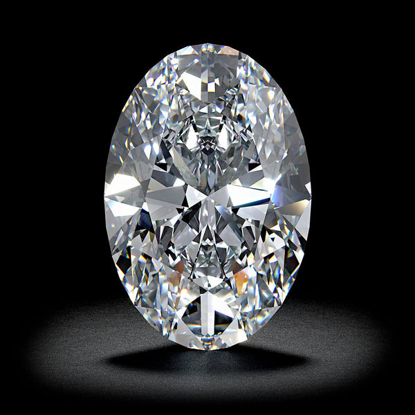 10.11 Carat D-VVS2 Oval Cut GIA Certified HPHT Natural Earth Mined Diamond