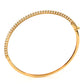 1.25ctw Round Brilliant Diamond Bangle Bracelet set in 14k Yellow Gold