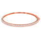 2.00ctw Round Brilliant Diamond Bangle Bracelet set in 14k Rose Gold