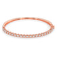 0.75ctw Round Brilliant Buttercup Diamond Bangle Bracelet set in 14k Rose Gold