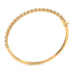 0.75ctw Round Brilliant Buttercup Diamond Bangle Bracelet set in 14k Yellow Gold