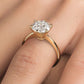 2.5 Carat Round Brilliant Petite Tapered 6 Prong Solitaire