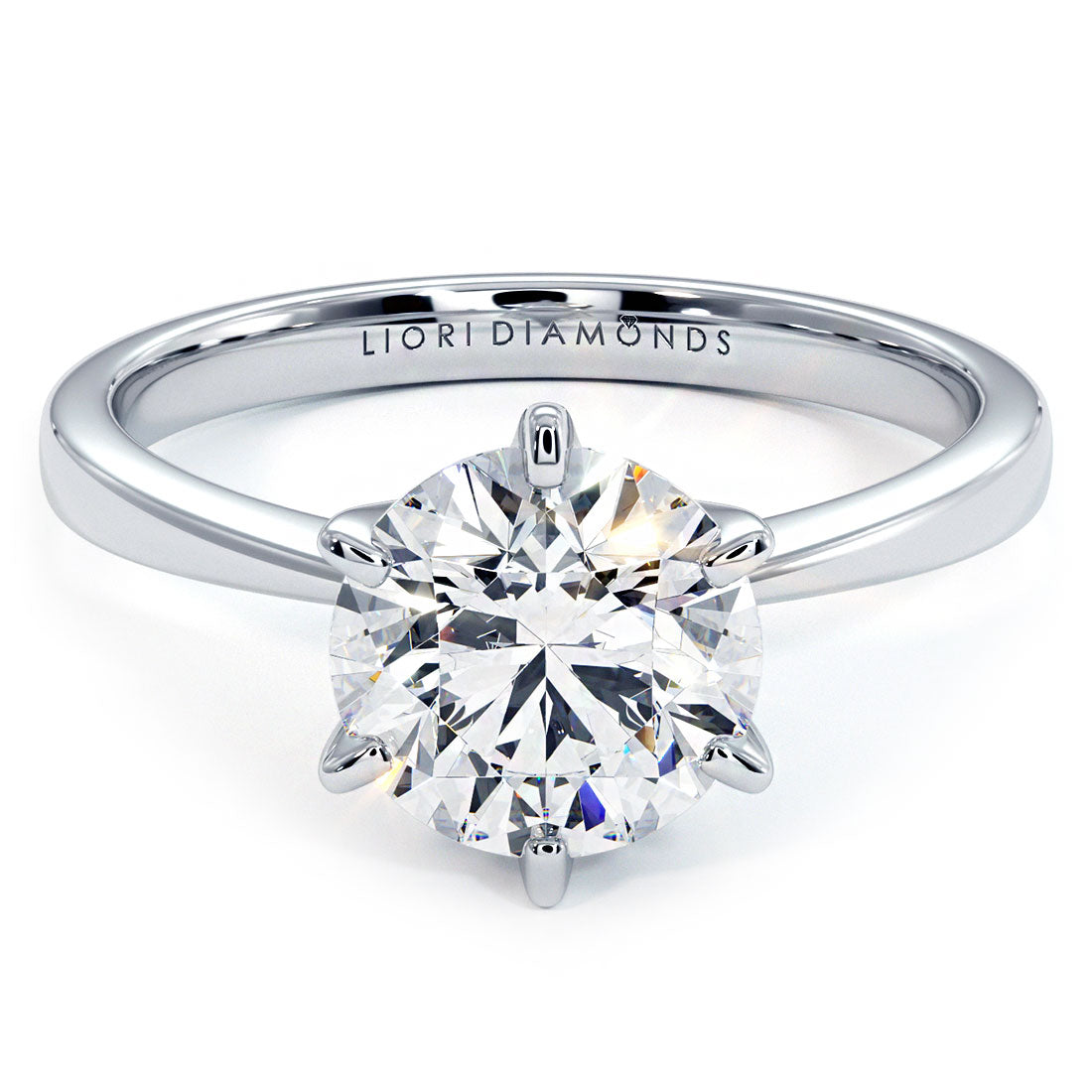 Diamond Daughters | 1.02 CT Round Lab Grown Diamond Solitaire Engagement  Ring