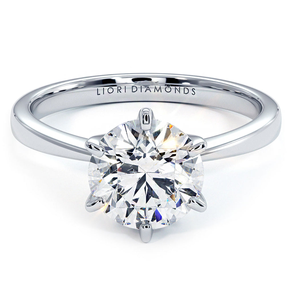 FRIENDLY DIAMONDS 1 Carat Lab Diamond 14K White Gold Ring Set | IGI  Certified Brilliant-Cut Lab Grown Diamond Ring With Matching Band | GH-SI1  Quality | Amazon.com