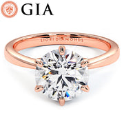 Round Engagement Ring Liori Diamonds TM