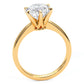 2 Carat Round Brilliant Petite Tapered 6 Prong Solitaire